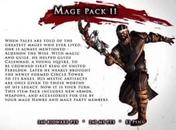 Dragon Age II: Mage Item Pack II