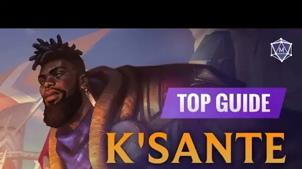 NEW CHAMPION K'SANTE GUIDE! How to Play the Top Lane Tank! Mobalytics LoL