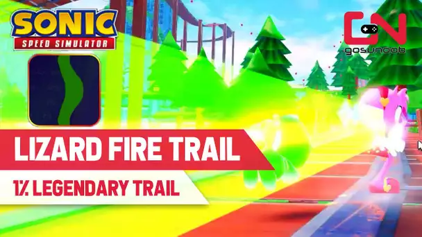Lizard Fire Trail Sonic Speed Simulator